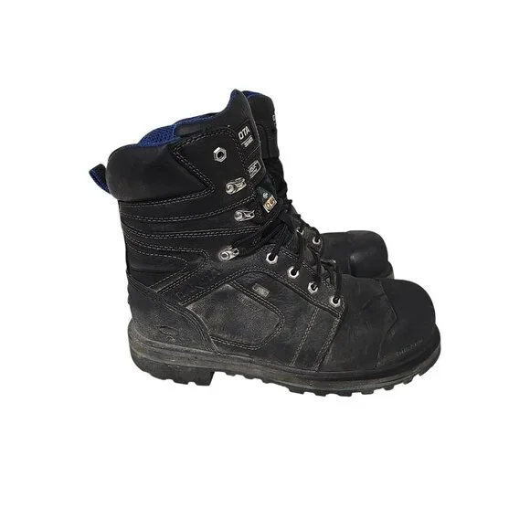 DAKOTA Men's 557 8" STCP HD3 Vibram Work Boots Black Size 10.5M - Picture 2 of 7